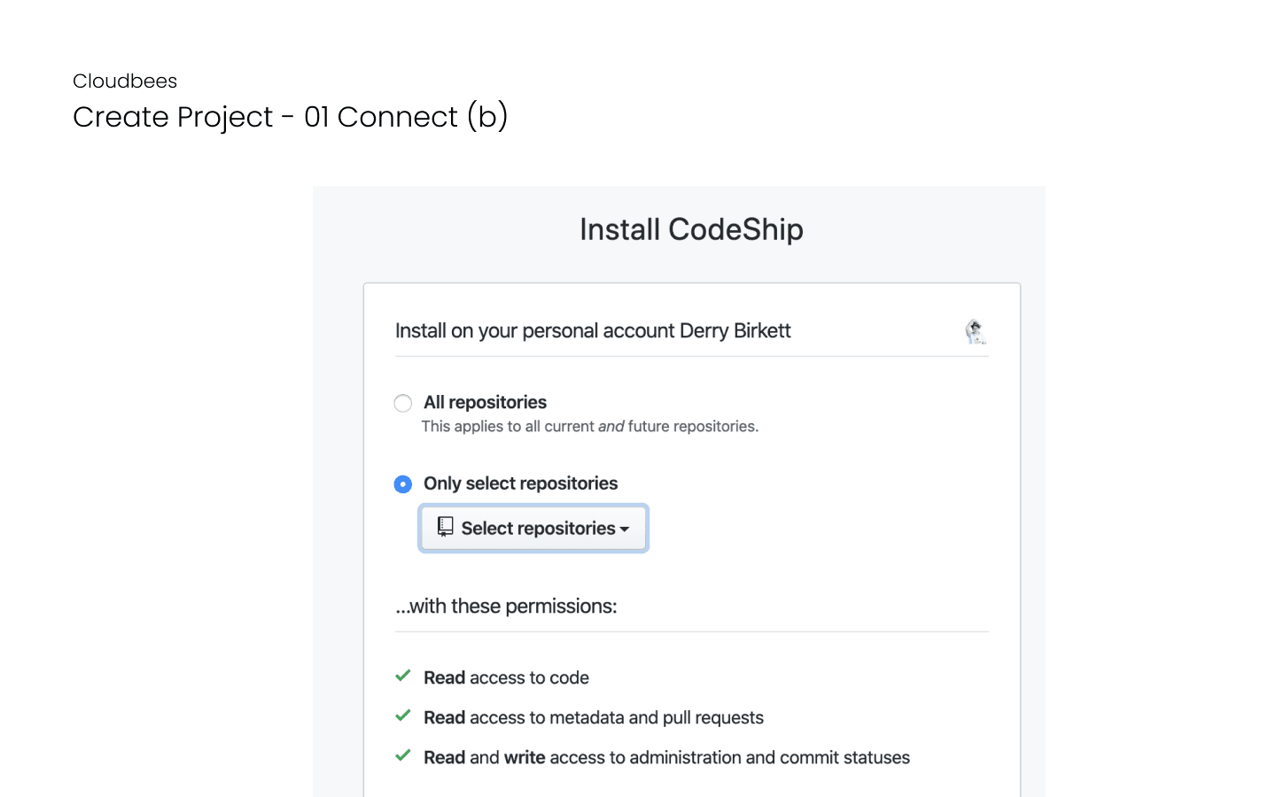 Codeship — current install flow