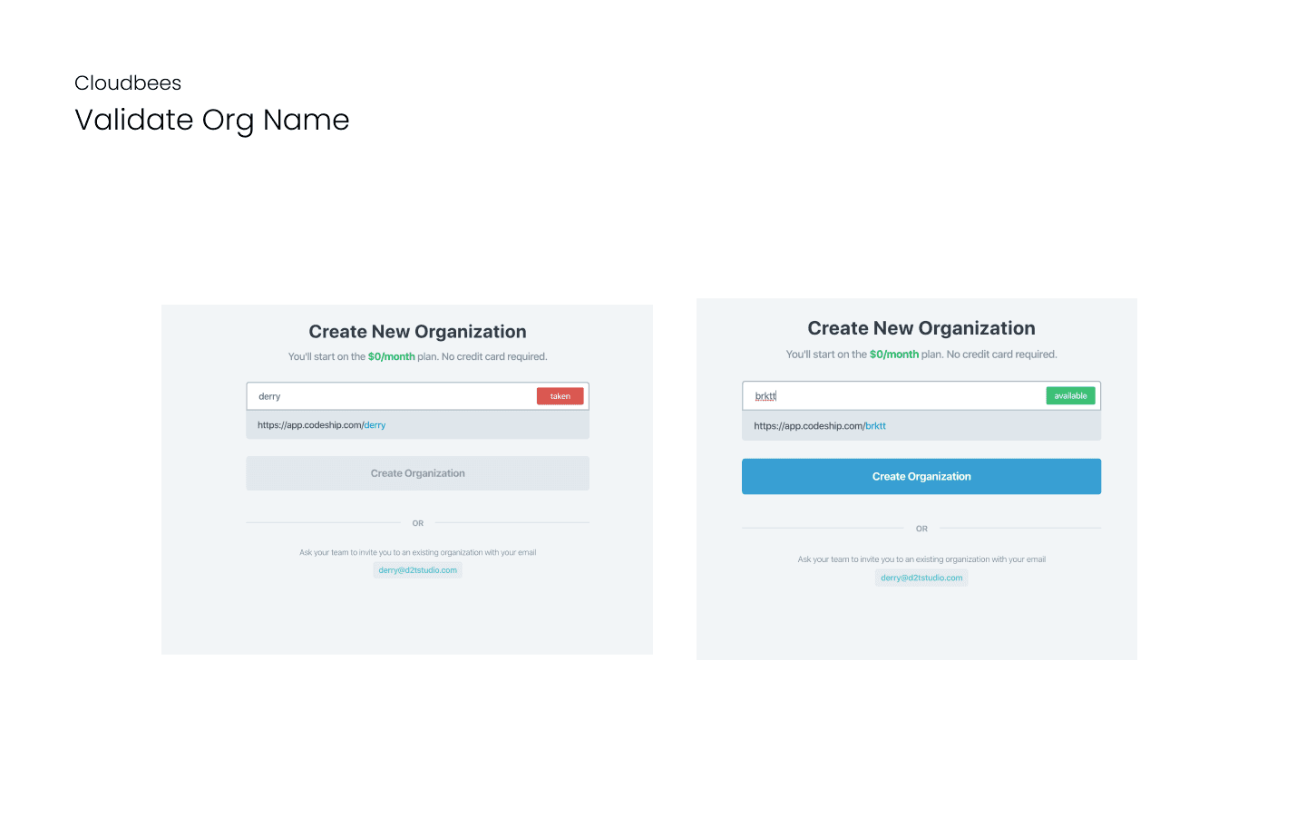 Codeship — current org setup, continued