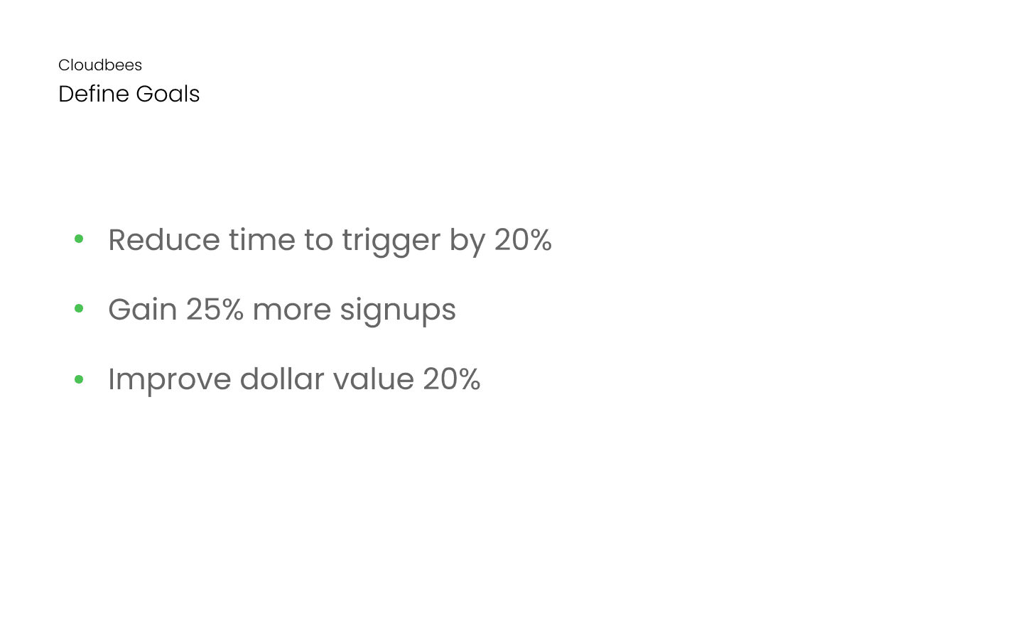 Codeship — goals and success metrics