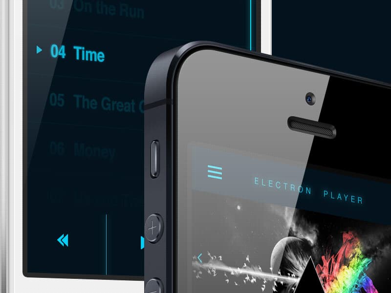Electron — Dribbble overview composition