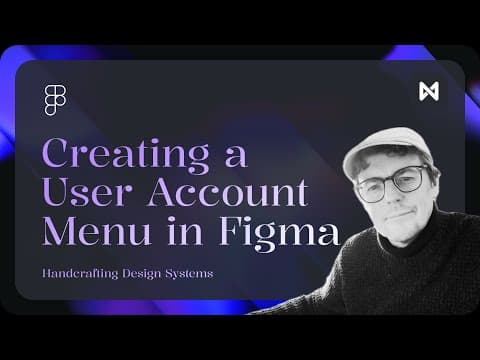 Log Out Menu with Figma Components & Overlays (Design System Tutorial)