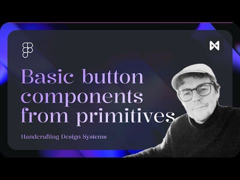 Button Components from primitives in Figma | Pips Design System