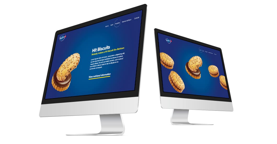 Bahlsen — desktop mockup