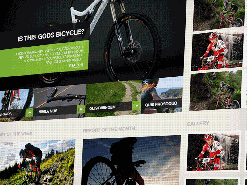 Dribbble — Bikesoup Ui 02