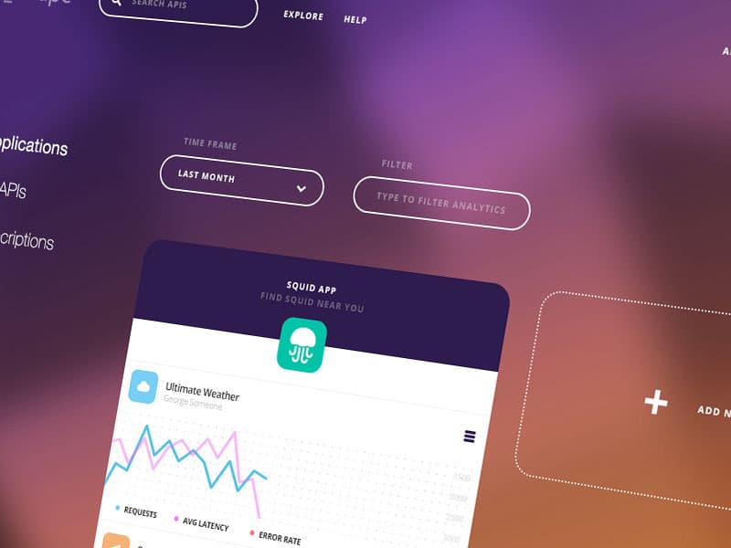 Dribbble — Air Dash Mock