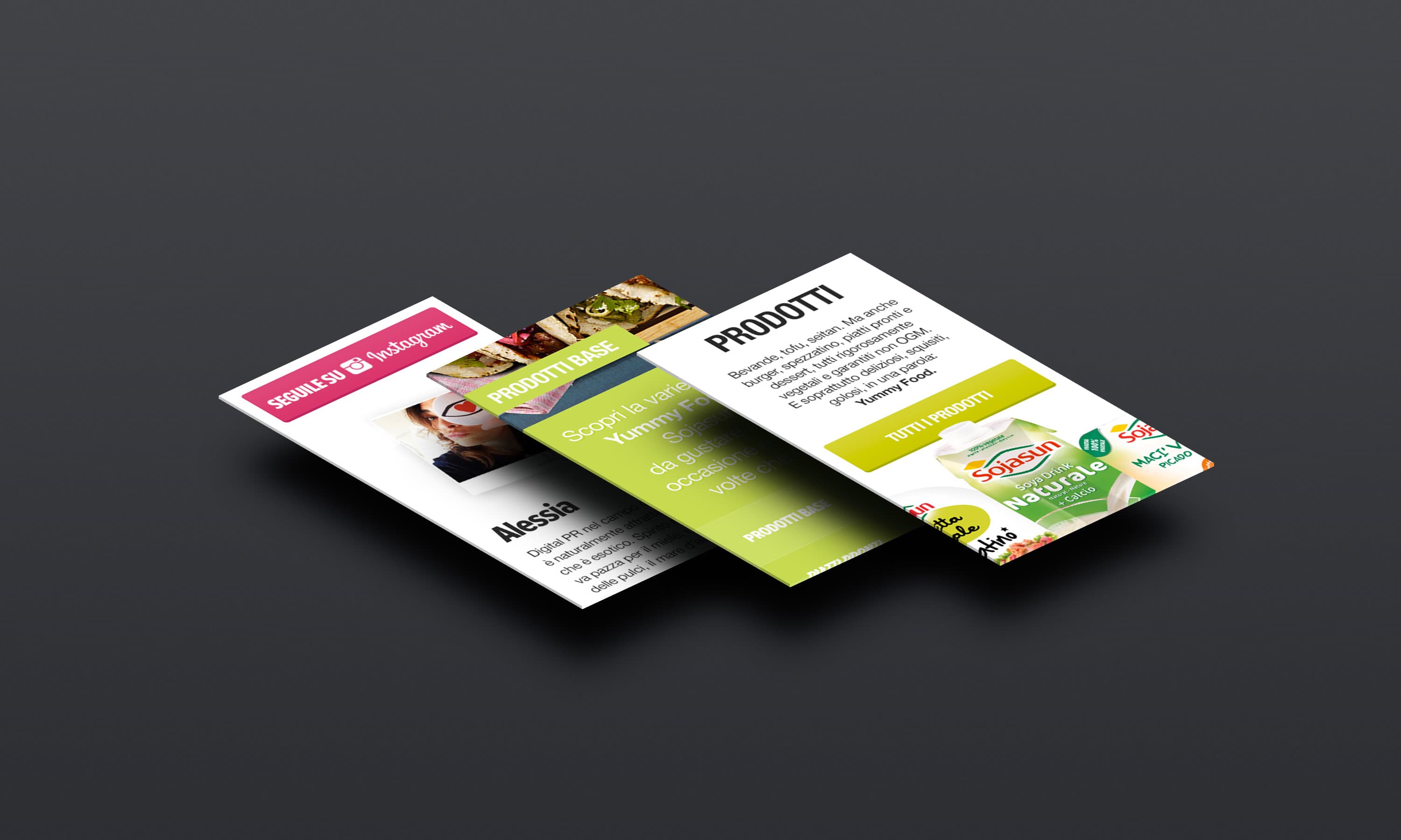 Sojasun site on smartphone