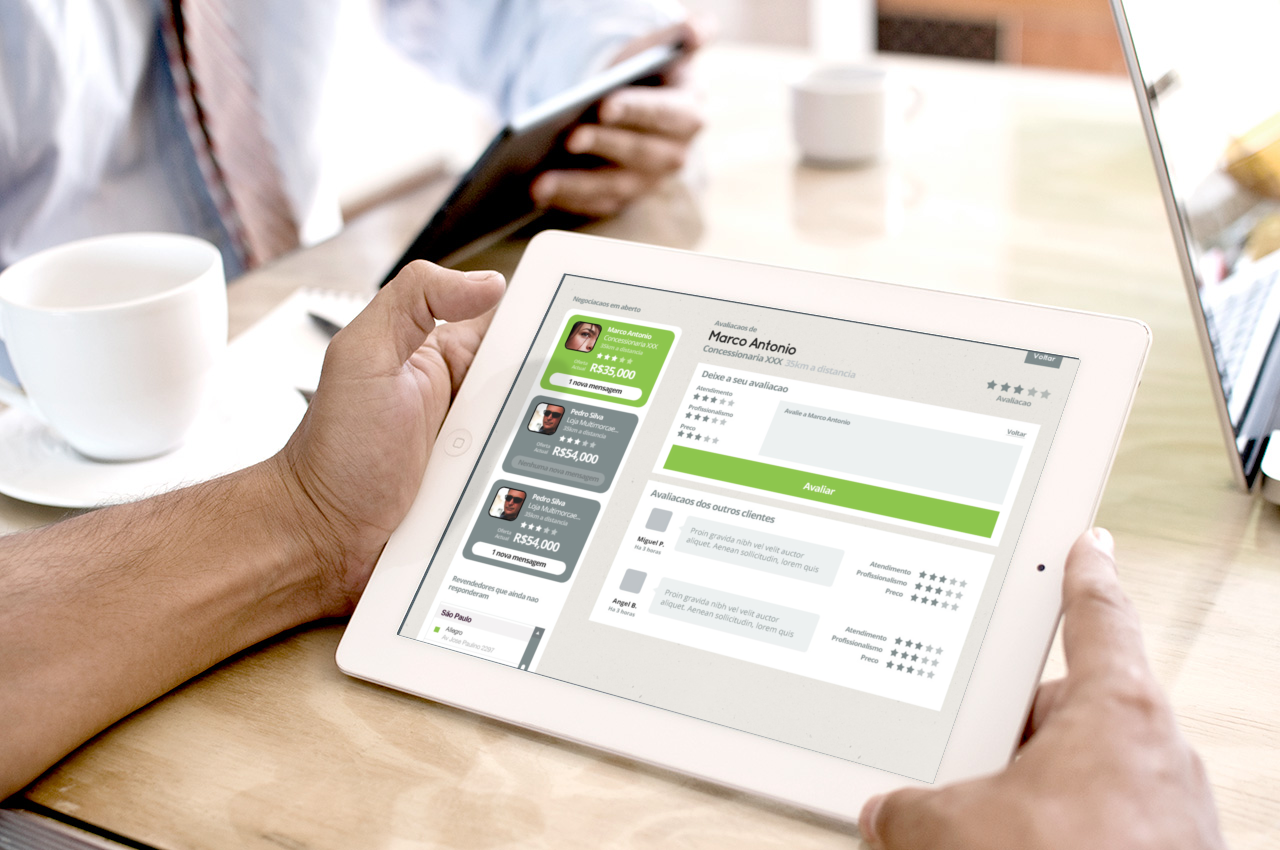 Carro.me mobile — seller reviews