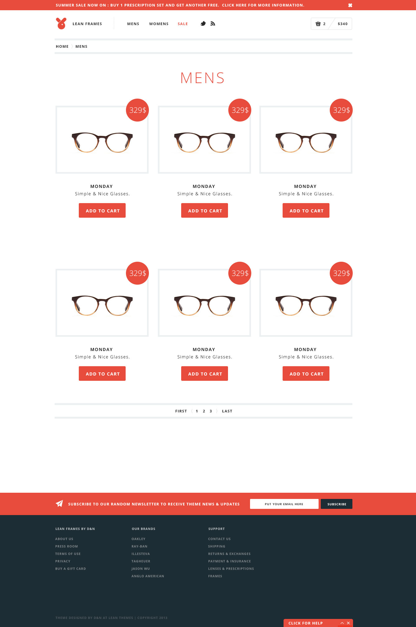 LeanWP theme — shop search results